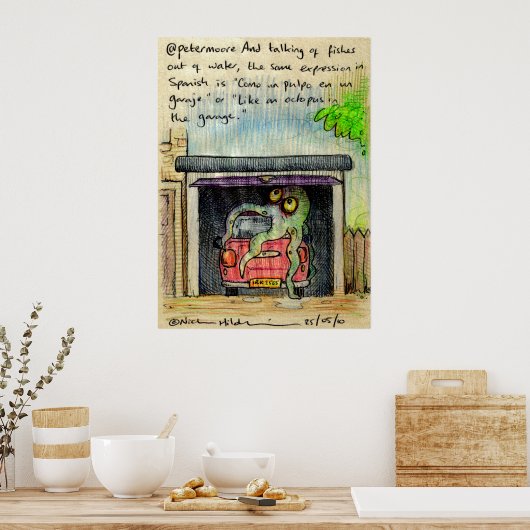 @petermoore irkafirka print (Keuken)