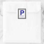 Peter's Bar Mitzvah Vierkante Sticker (Tas)