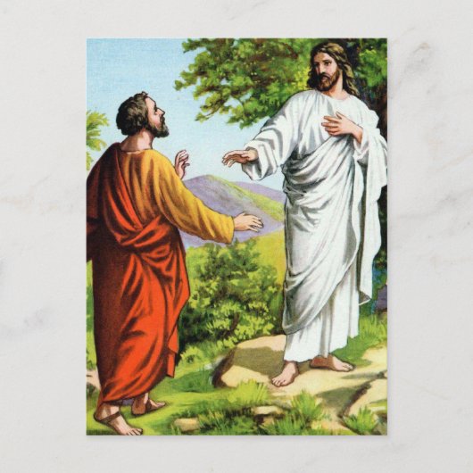 Peter's bekentenis briefkaart (Voorkant)