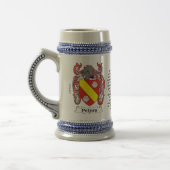 Peters Family Coat of Arms Stein Bierpul (Links)