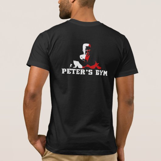 "Peter's Gym Officiële Logo Collectie T-shirt (Achterkant)