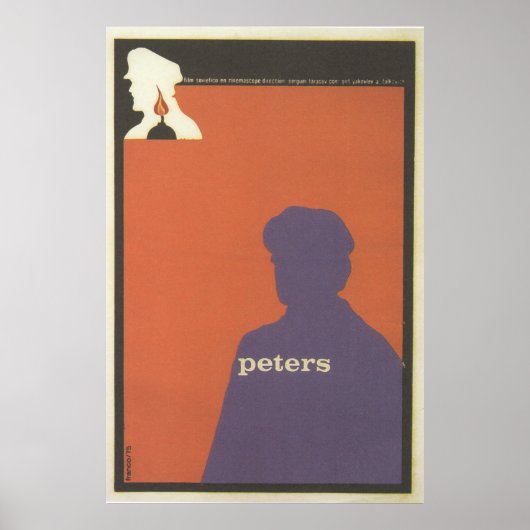 Peters (Sovjet-Unie) Cuban Movie Poster (Voorkant)