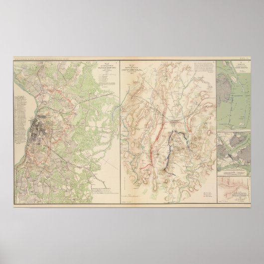 Petersburg, Gettysburg Poster (Voorkant)