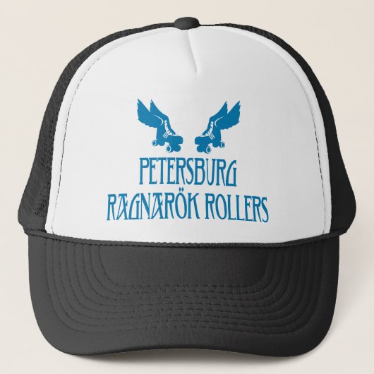 Petersburg Ragnarok Rollers Trucker Hat Blue 2 Pet (Voorkant)