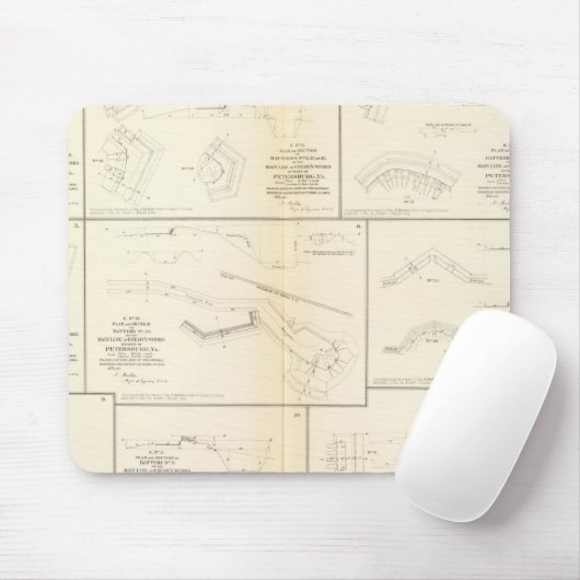 Petersburg, Va-batterijen, beleg Muismat (Met muis)