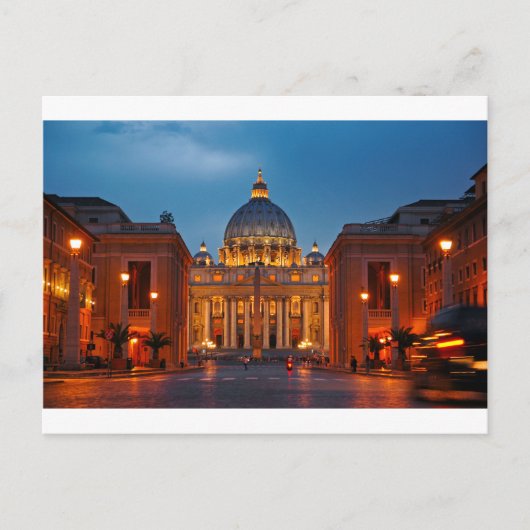 Petersdom in Rom - Italien Briefkaart (Voorkant)