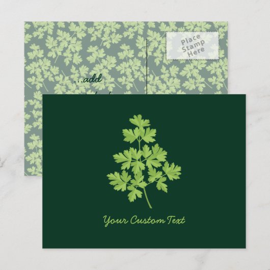 peterselie briefkaart (Voorkant / Achterkant)