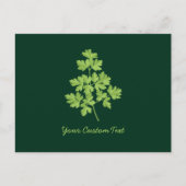 peterselie briefkaart (Voorkant)