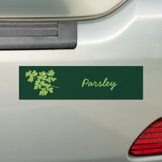 peterselie bumpersticker (Op auto)