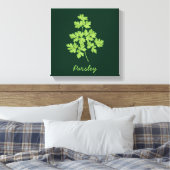 peterselie canvas afdruk (Insitu (Slaapkamer))