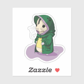 Peterselie de Rat Sticker