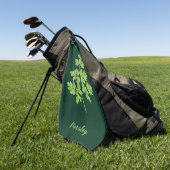 peterselie golfhanddoek (Groen)