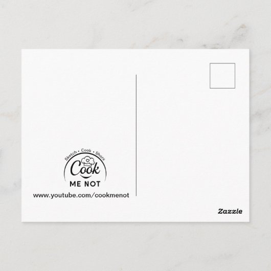 peterselie groene gladde recept briefkaart (Achterkant)