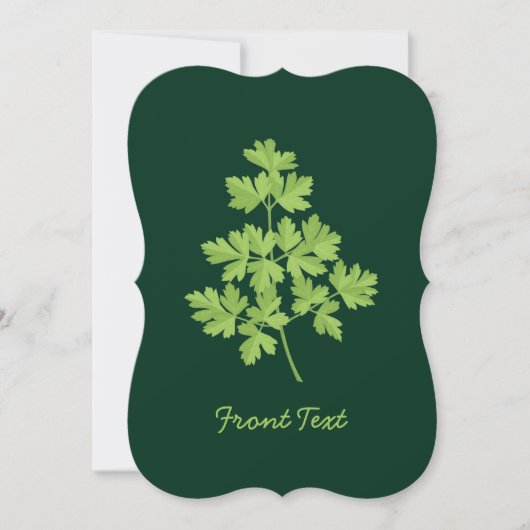 peterselie kaart (Voorkant)