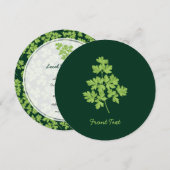 peterselie kaart (Voorkant / Achterkant)