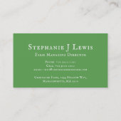 Peterselie kruid boerderij groen toeleveranciers v visitekaartje (Achterkant)