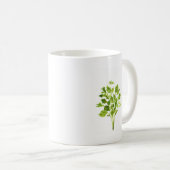 Peterselie kruiden Groene groene rustige waterverf Koffiemok (Voorkant rechts)