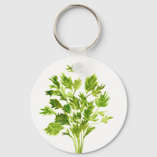 Peterselie kruiden Peterselie Sleutelhanger
