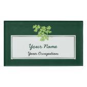 peterselie naambadge (Voorkant)