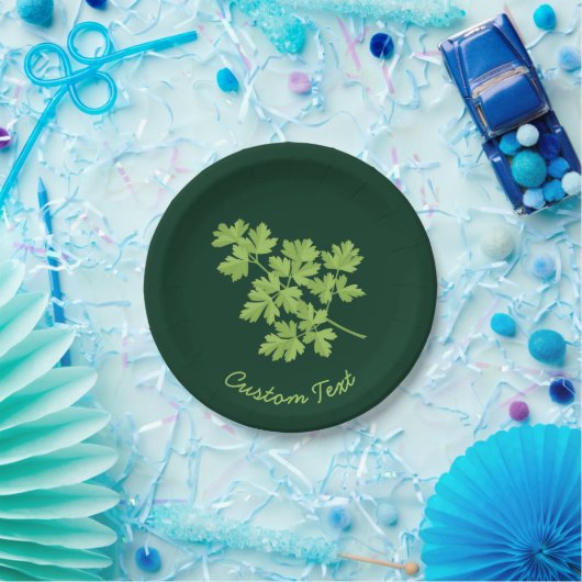 peterselie papieren bordje (Feest)