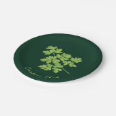 peterselie papieren bordje (Gekanteld)