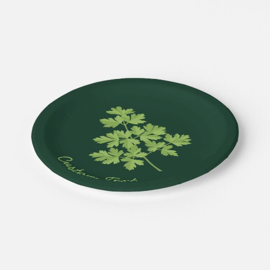 peterselie papieren bordje (Gekanteld)