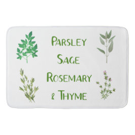 Peterselie Sage Rosemary Thyme Herbal Design Mat