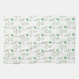 Peterselie Sage Rosemary Thyme Herbal Design Theedoek