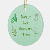 Peterselie Sage Rosemary Thyme KruidenOrnament Keramisch Ornament (Links)