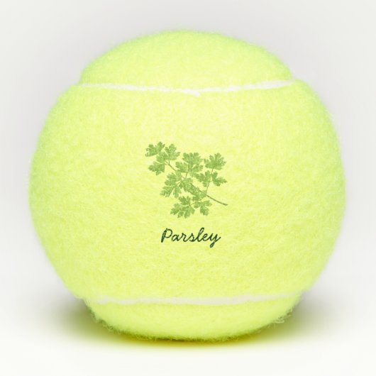 peterselie tennisballen (Voorkant)