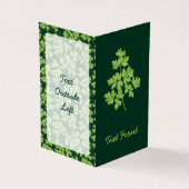 Peterselie verticaal visitekaartje (Buitenkant)