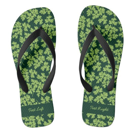 Peterseliepatroon Teenslippers (Voetbed)