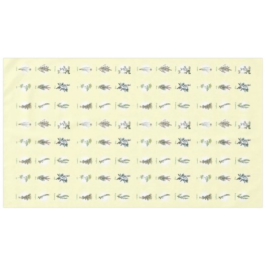 Petersely Sage Rosemary & Thyme Herbs Tafelkleed (Voorkant (Horizontaal))