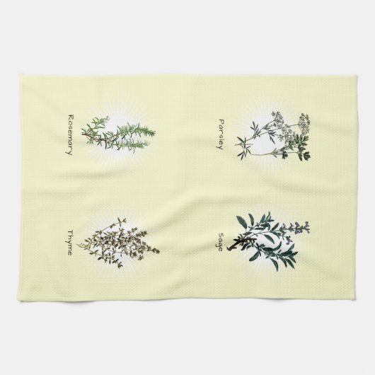 Petersely Sage Rosemary & Thyme Herbs Theedoek (Horizontaal)