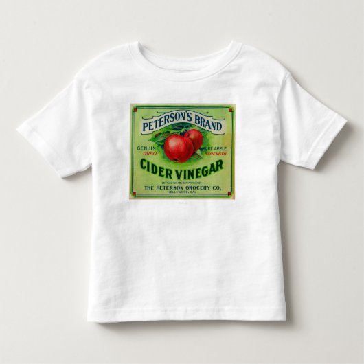 Peterson's etiket van cider-azijn kinder shirts (Voorkant)