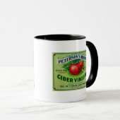 Peterson's etiket van cider-azijn mok (Voorkant rechts)