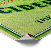 Peterson's etiket van cider-azijn poster (Hoek)