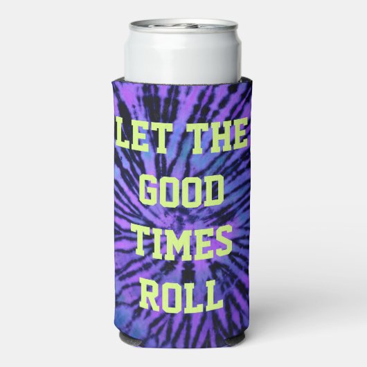Pete's 'Let the Good Times Roll' Slim Koozie (Seltzer Achterkant)