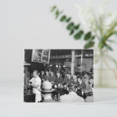 Pete's Lunch Counter, 1950 Briefkaart (Staand voorkant)