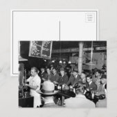 Pete's Lunch Counter, 1950 Briefkaart (Voorkant / Achterkant)