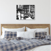Pete's Lunch Counter, 1950 Canvas Afdruk (Insitu (Slaapkamer))