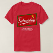 Petes Schweddy Balls Kerstmis T-shirt (Design voorkant)