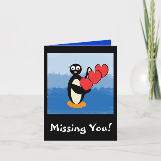 Peteycard Design, Missing You! Kaart (Voorkant)