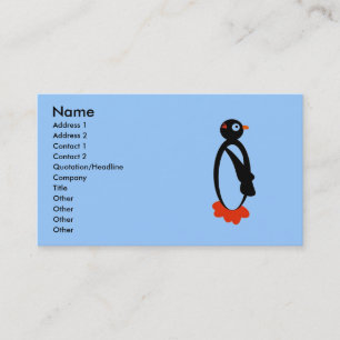 peteypenguinsmall, Naam, Adres 1, Adres 2, ... Visitekaartje