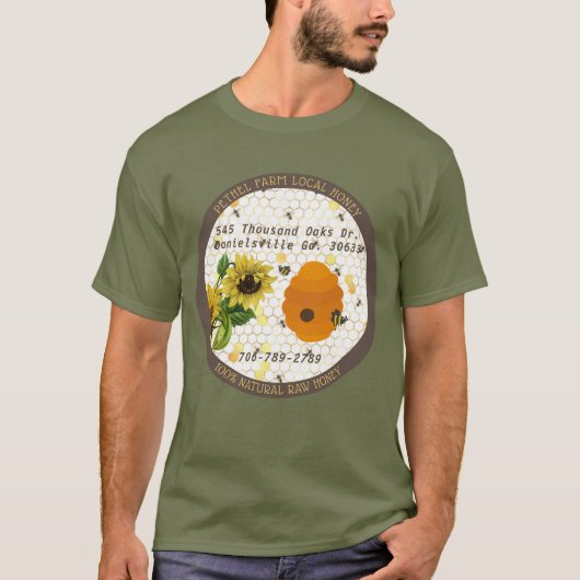 Pethel Farm Lokale Honing T-Shirt (Voorkant)