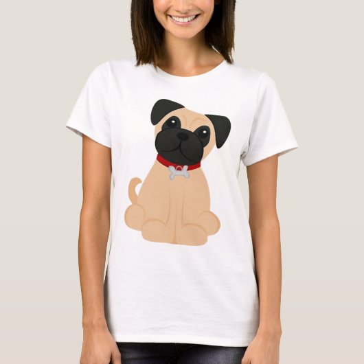 Peticulaire Modes - Pug T-shirt (Voorkant)