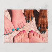 Peticure - Pedicure Spa Day Briefkaart (Voorkant)