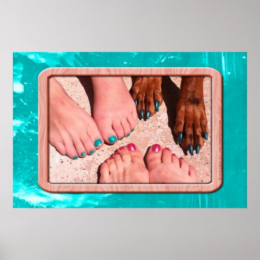 Peticure - Pedicure Spa Day Poster (Voorkant)