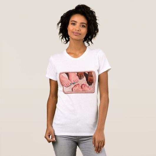 Peticure - Pedicure Spa Day T-shirt (Voorkant volledig)