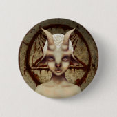 PETIT BAPHOMET Button Badge (Voorkant)